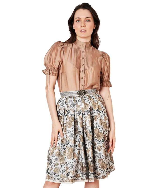 kr-ger-collection-damen-trachtenrock-judy-266167-braun-60cm image 1