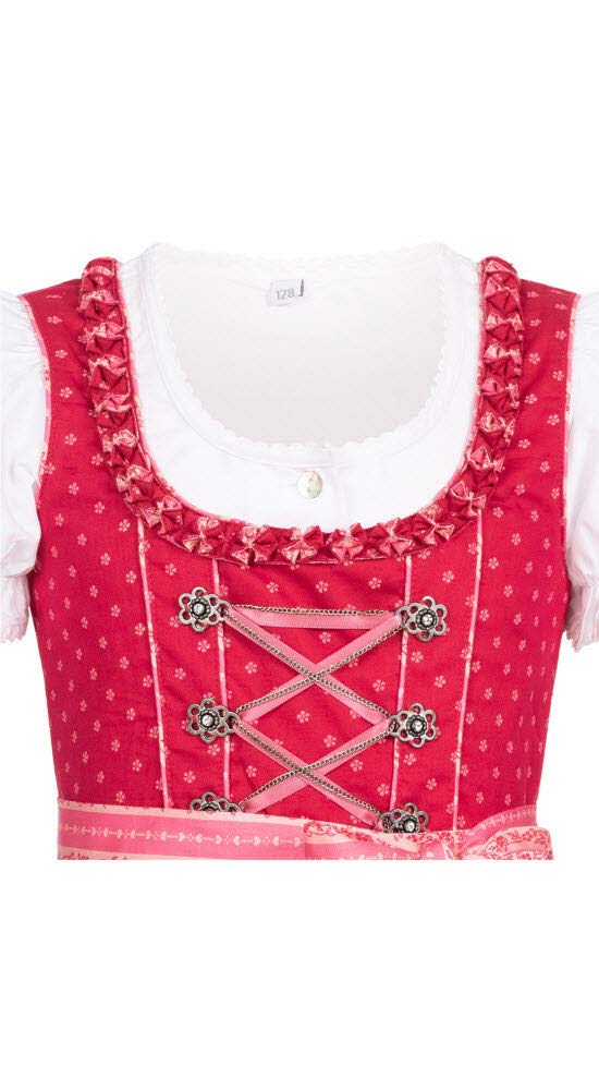 n-bler-kinderdirndl-diana-3-tlg-beere-mit-blumenmuster-bluse-rosa-sch-rze image 3