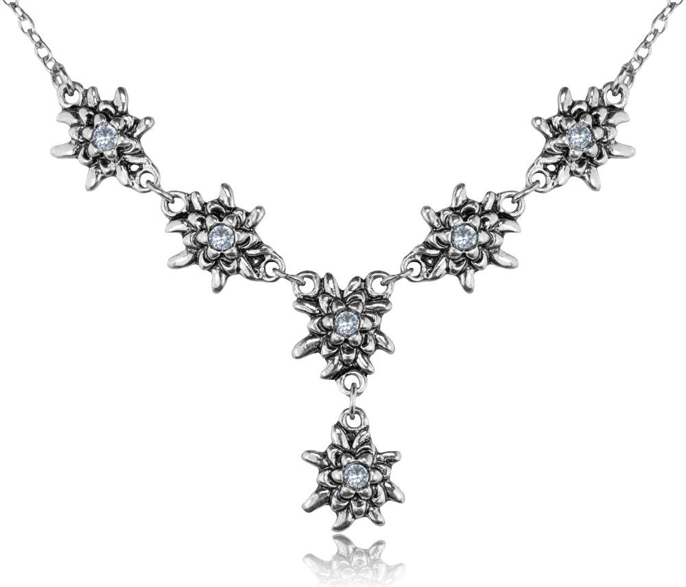 trachtenland-luisia-edelwei-collier-emilia-mit-premium-kristallen-light-saphir-h image 1