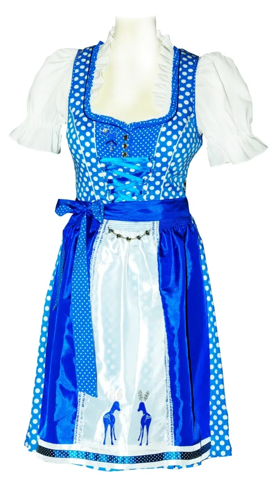 trachten-benkert-moni-dirndl-blau-weiss image 1