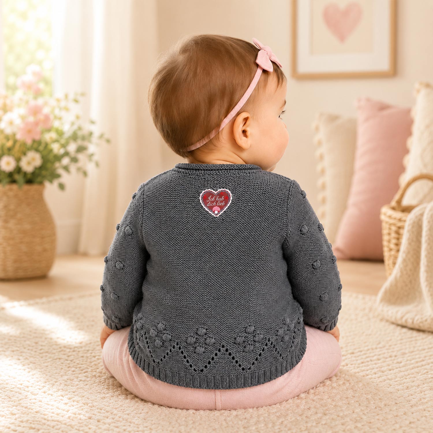 trachtenland-bondi-baby-m-dchen-strickjacke-86993-trachtenjacke-dark-green image 4