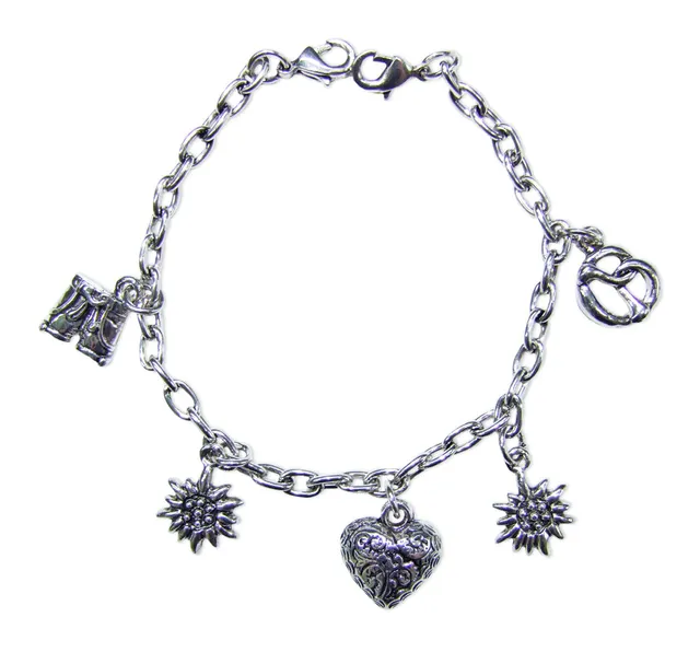 trachtenland-dirndl-charivari-kette-mit-herz-silber image 1