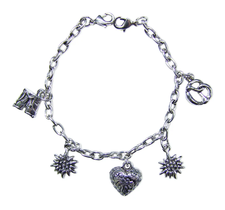 trachtenland-dirndl-charivari-kette-mit-herz-silber image 1