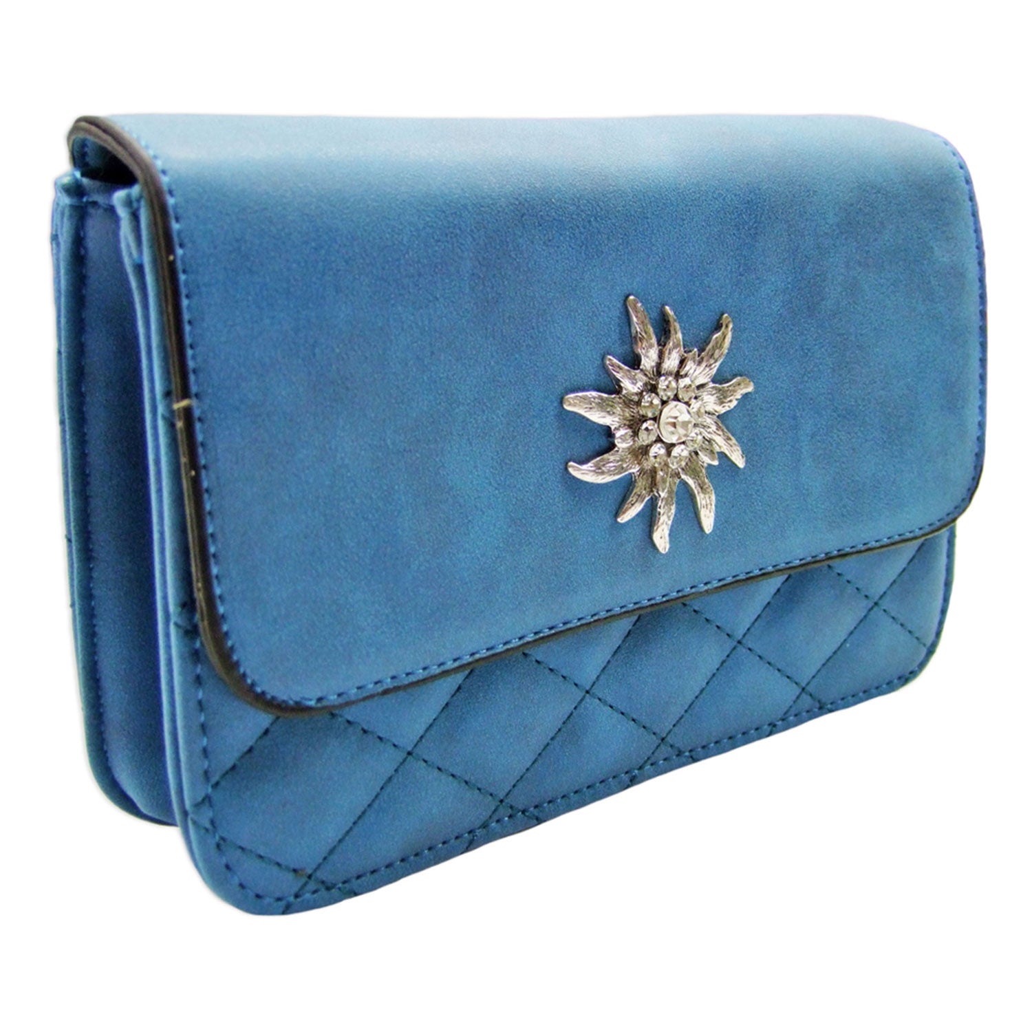 trachtenland-anni-trachten-handtasche-mit-edelwei-applikation-blau image 2