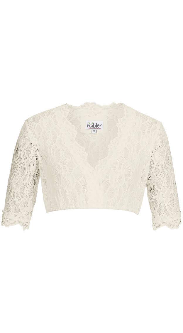n-bler-dirndlbluse-damen-laura-creme-kurzarm-spitze-v-ausschnitt-landhaus image 1
