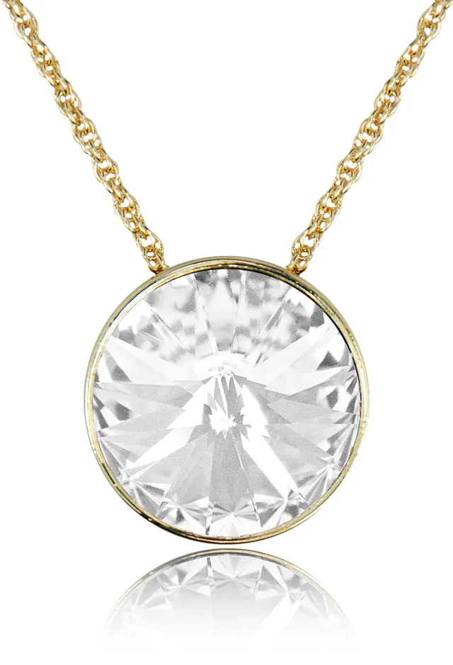 luisia-halskette-sinja-premium-kristall-14-mm-gold-crystal image 1