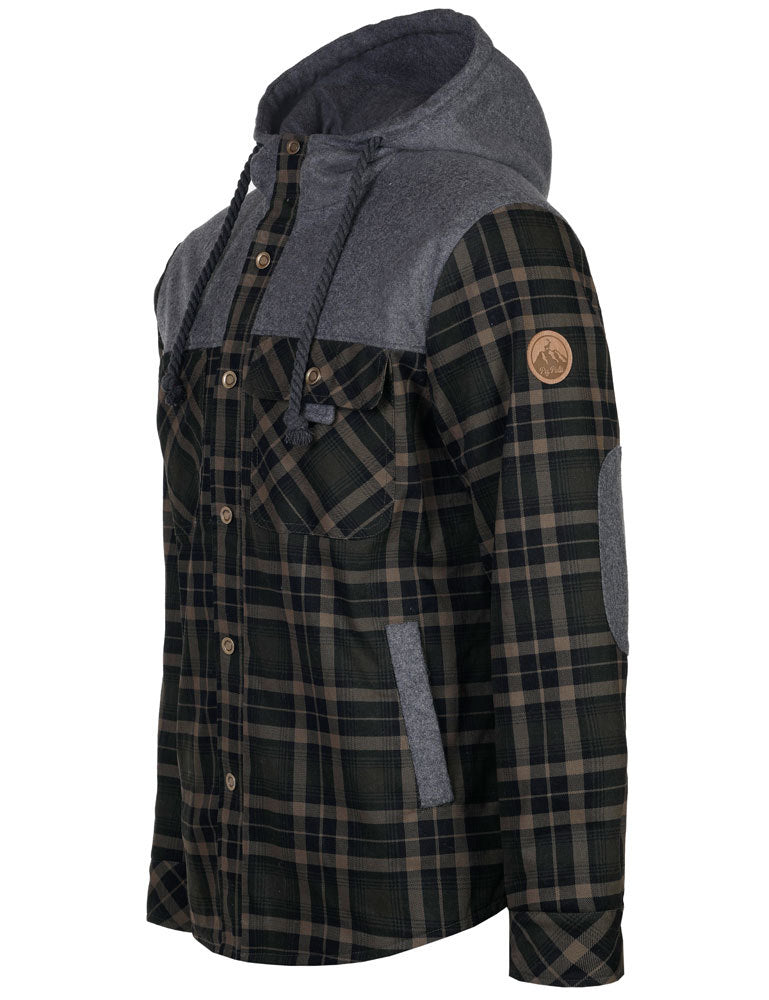 piz-pal-herren-jacke-tacherting-olivgr-n-karohemd-jacke image 3