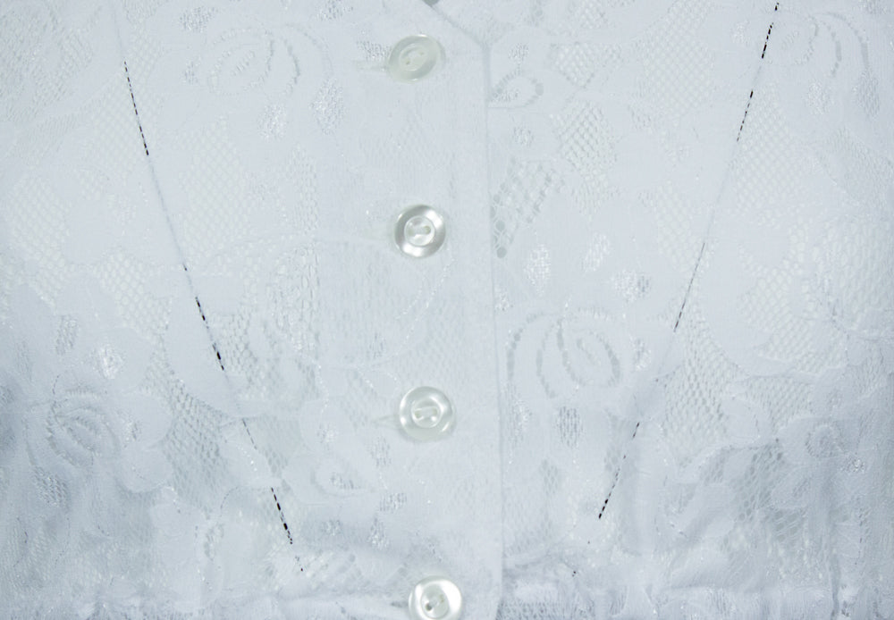 pierre-marcel-dirndlbluse-ylvie-halbarm-spitze-mit-stehkragen-wei image 4
