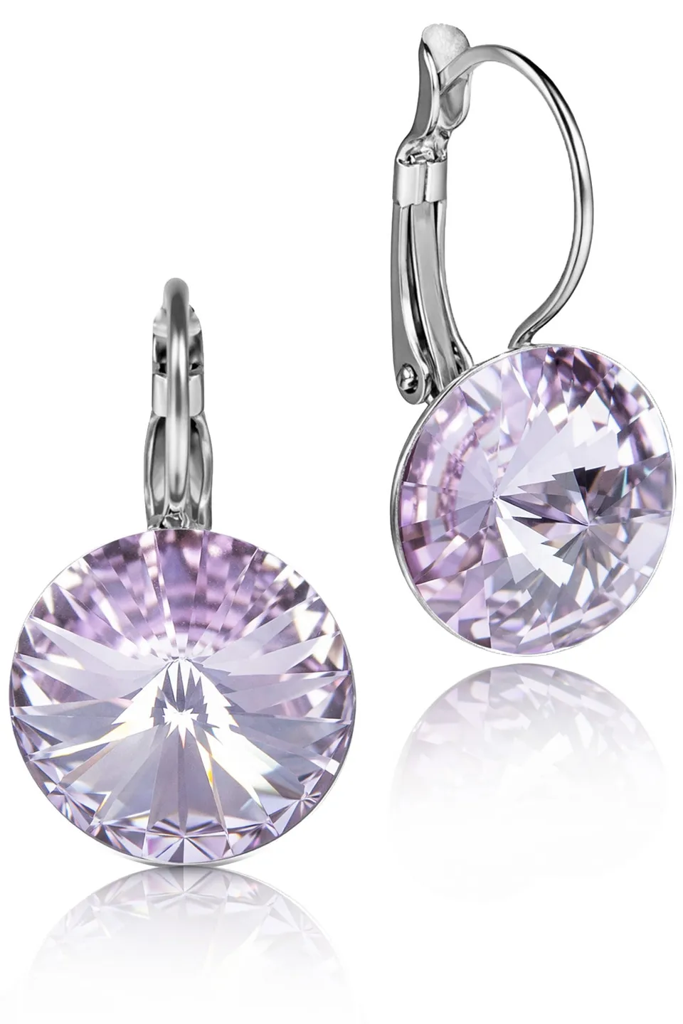 luisia-ohrringe-rivoli-12-mm-mit-kristallen-von-swarovski-violet image 1