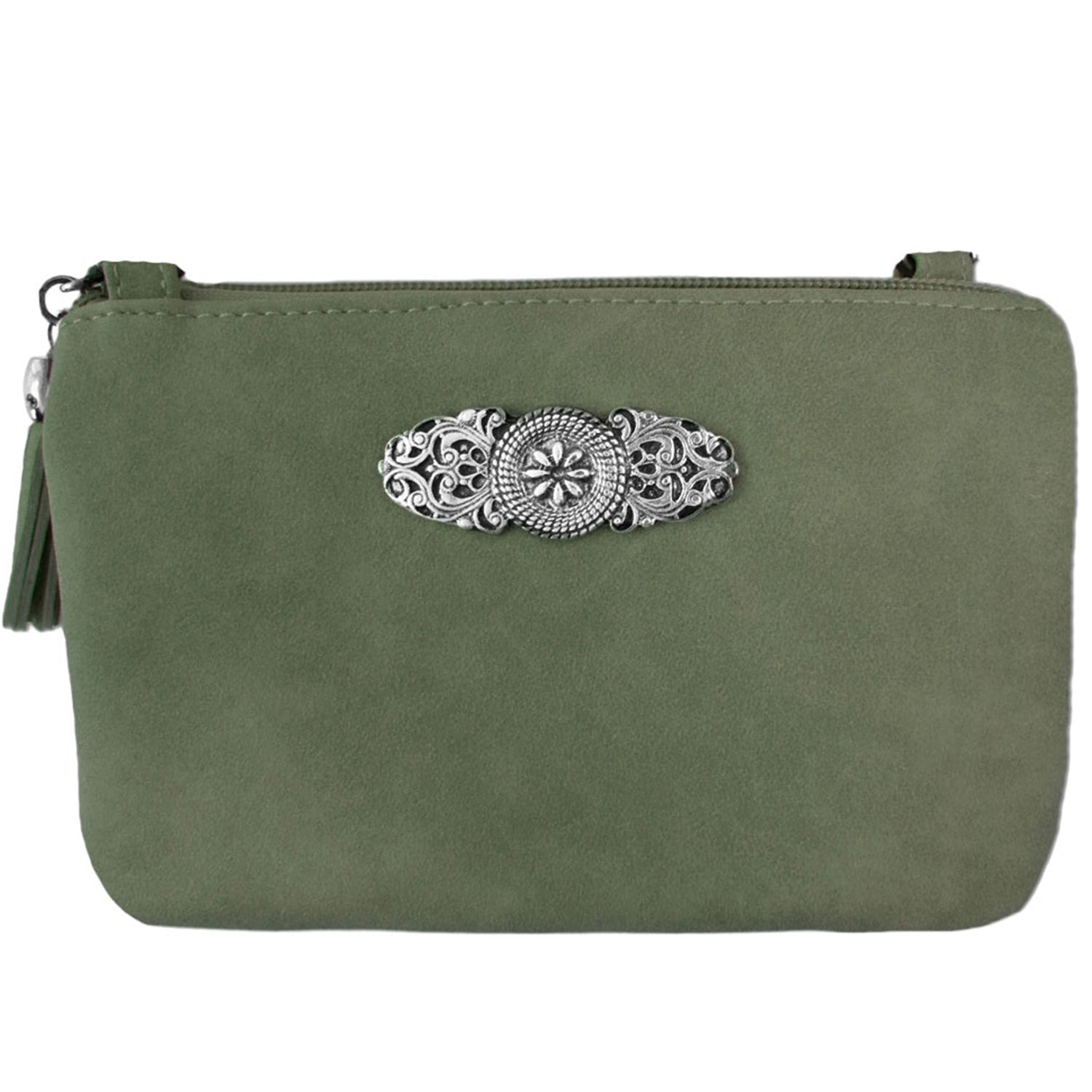 trachtenland-trachten-handtasche-sofia-dirndl-umh-ngetasche-dunkelgr-n image 1