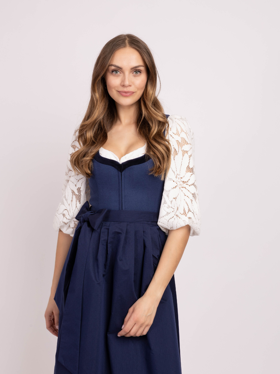 heimatgl-ck-dirndl-ariana-marine-damen-loden-dirndl-mit-samtblende image 6