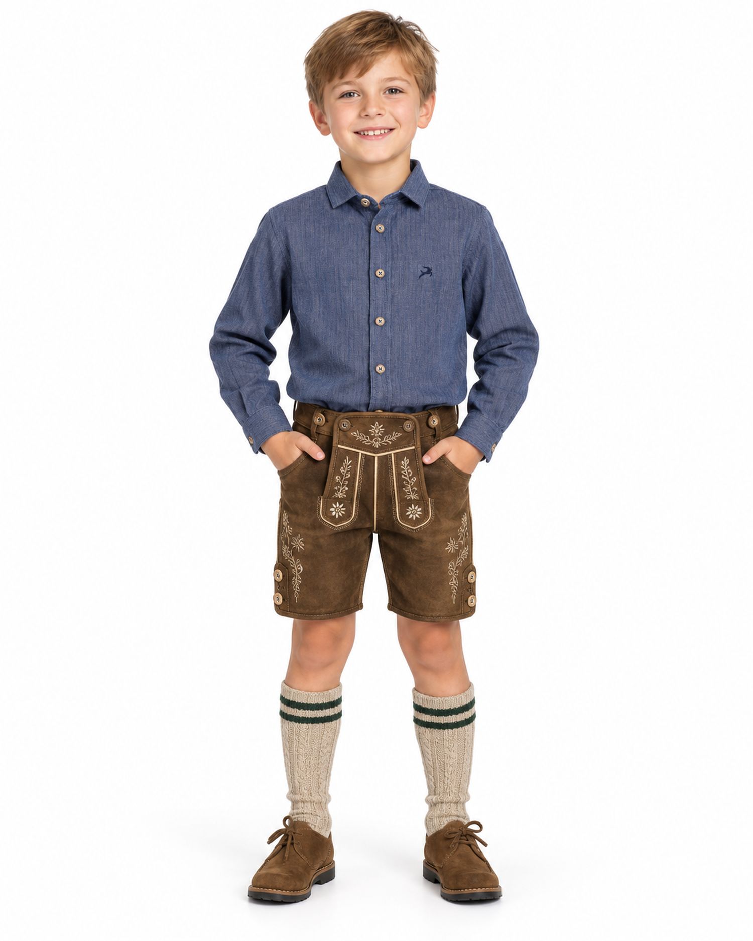 trachtenland-maddox-kinder-trachtenhemd-jonas-k-107-blau image 2