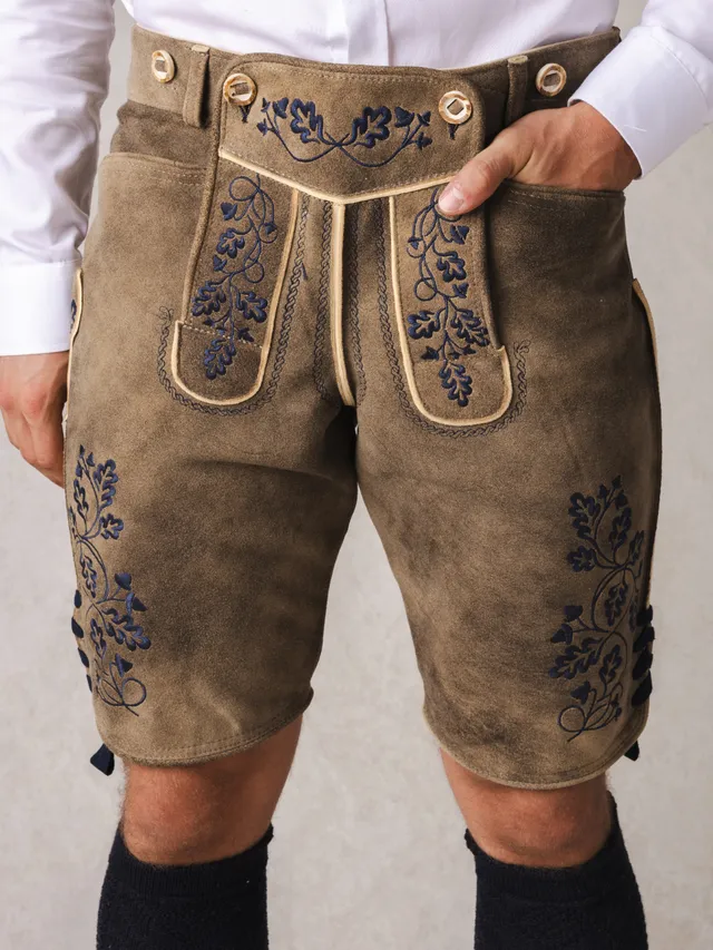 heimatgl-ck-lederhose-herzogstand-bock-dunkelblau image 1
