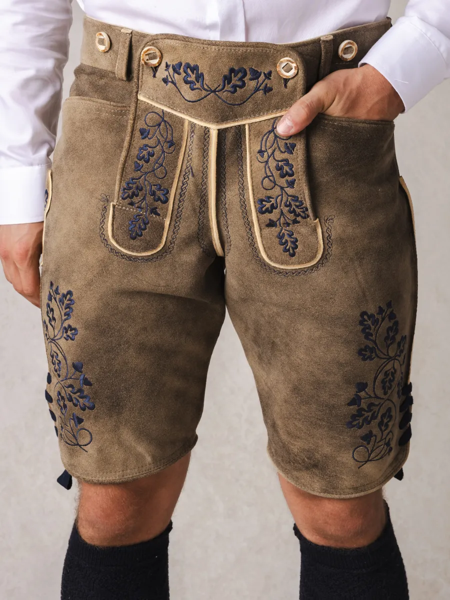 heimatgl-ck-lederhose-herzogstand-bock-dunkelblau image 1