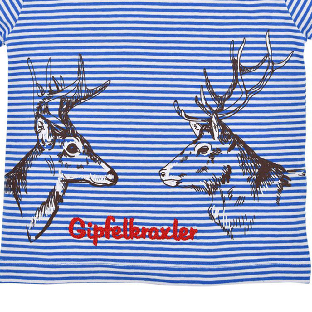 bondi-jungen-t-shirt-hirsche-91522-blau-wei-gestreift image 2