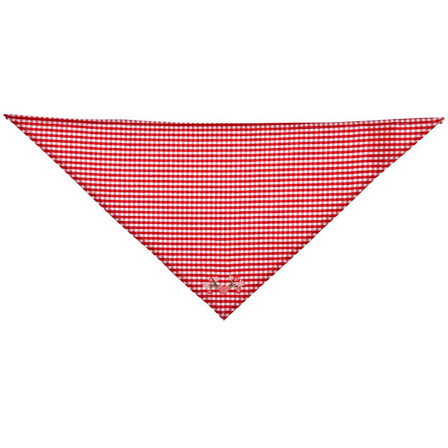bondi-baby-m-dchen-halstuch-dreieckstuch-87001-rot-wei-kariert image 2
