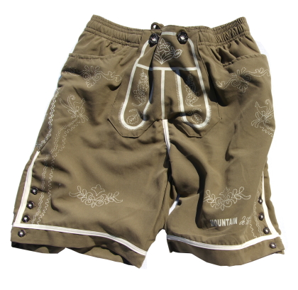 trachten-benkert-bermuda-badehose-olive-polyester image 1