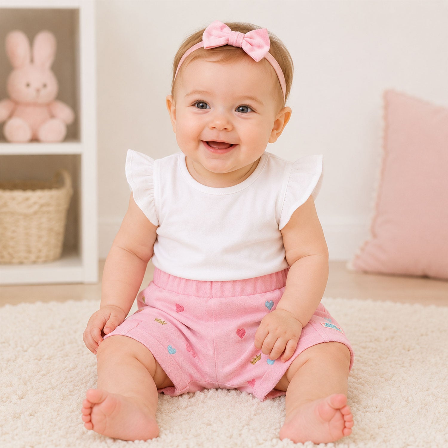 bondi-baby-m-dchen-shorts-princess-86575-rosa-kurze-hose image 3