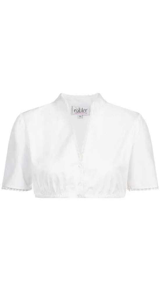 n-bler-dirndlbluse-damen-babsi-wei-kurzarm-r-schen-perlmuttkn-pfe image 1
