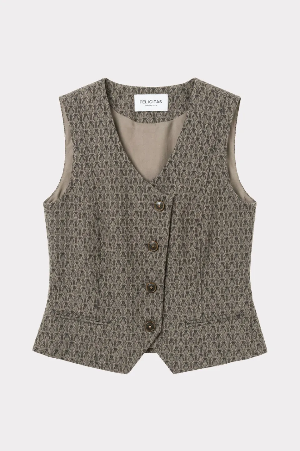 felicitas-wanessa-damen-weste-kurz-asymmetrisch-jacquard image 1