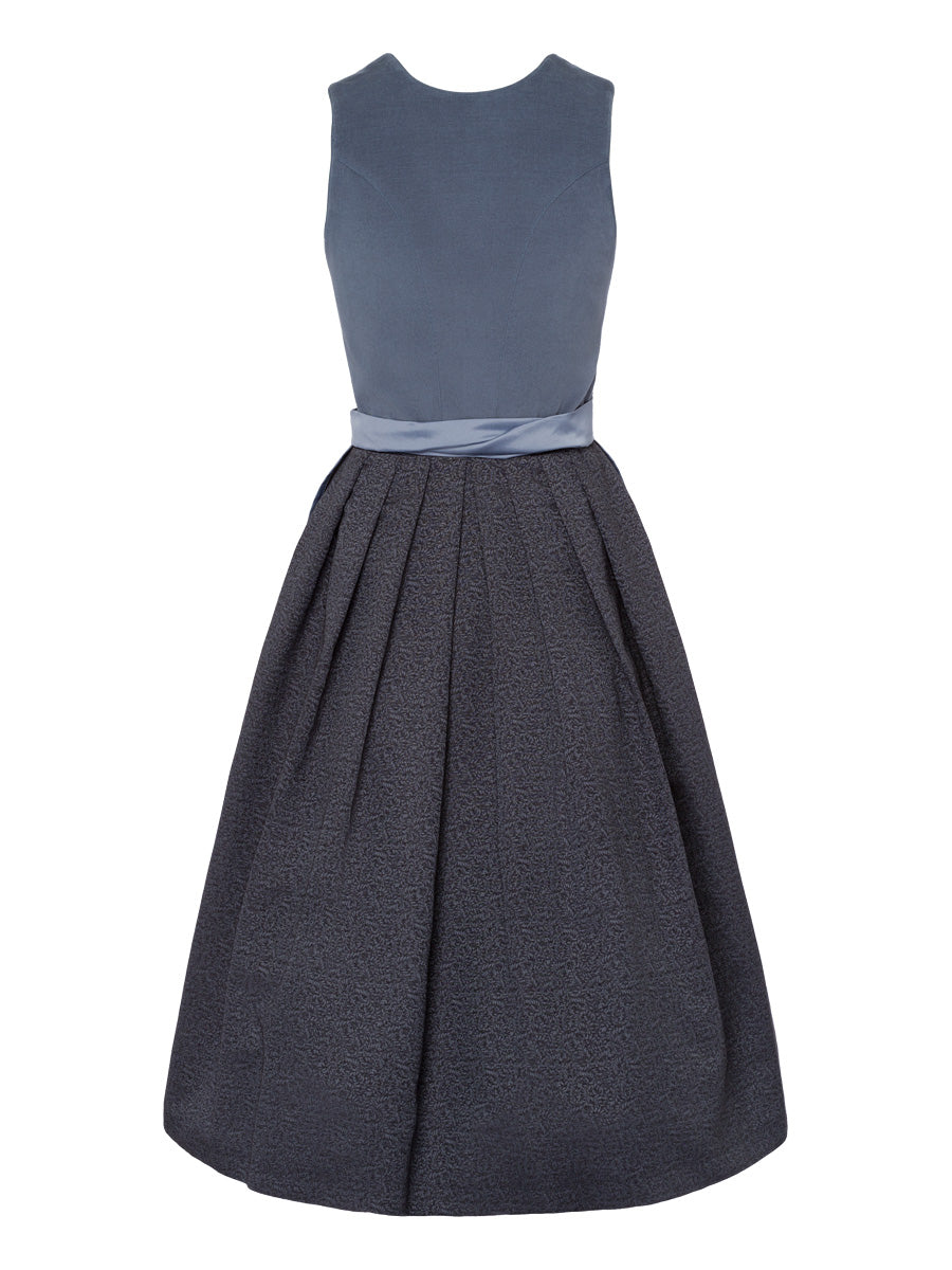 heimatgl-ck-dirndl-anneliese-blau-babycord-mieder-rauchblau image 3