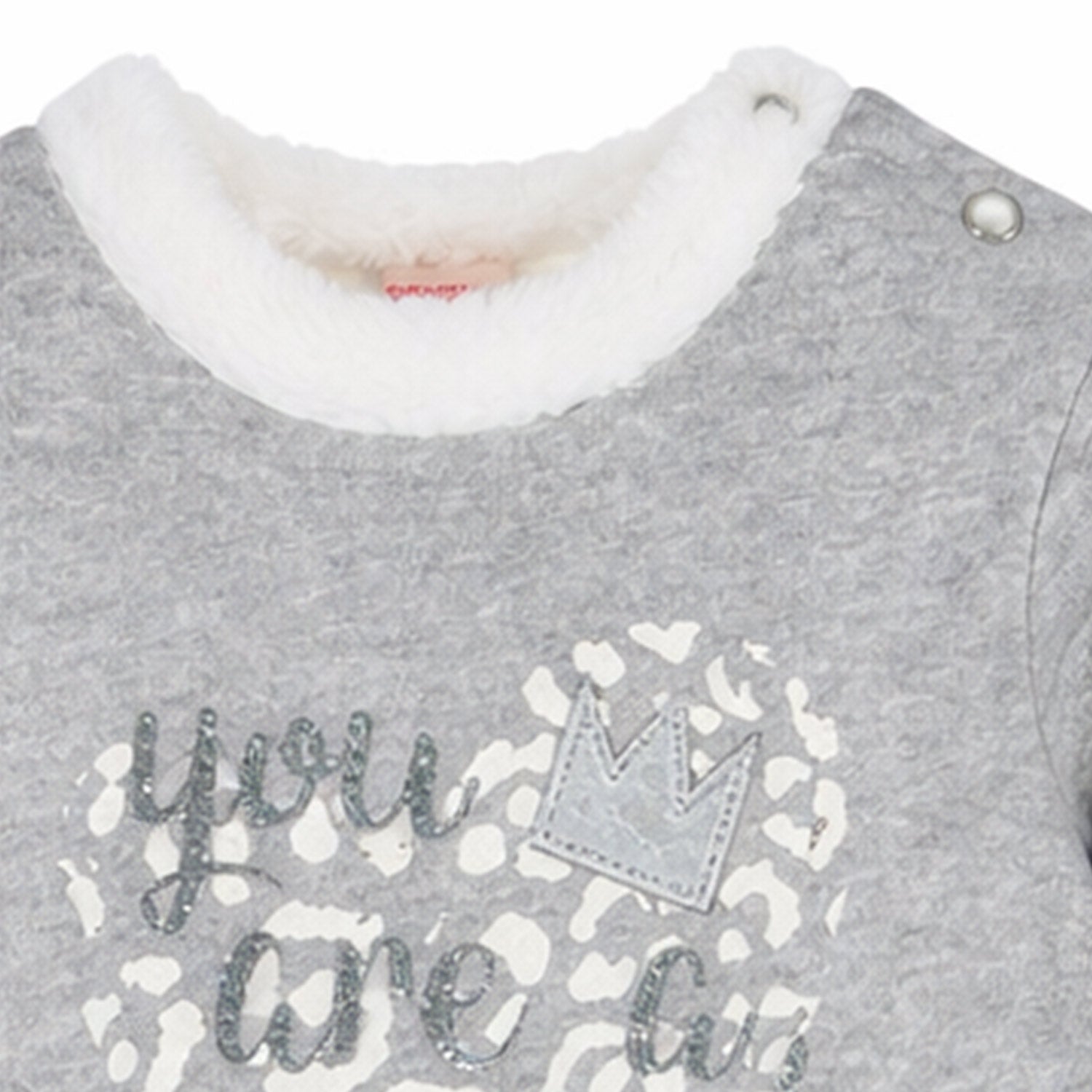 trachtenland-bondi-baby-m-dchen-sweatshirt-you-are-a-wonder-86630-grey-melange image 5