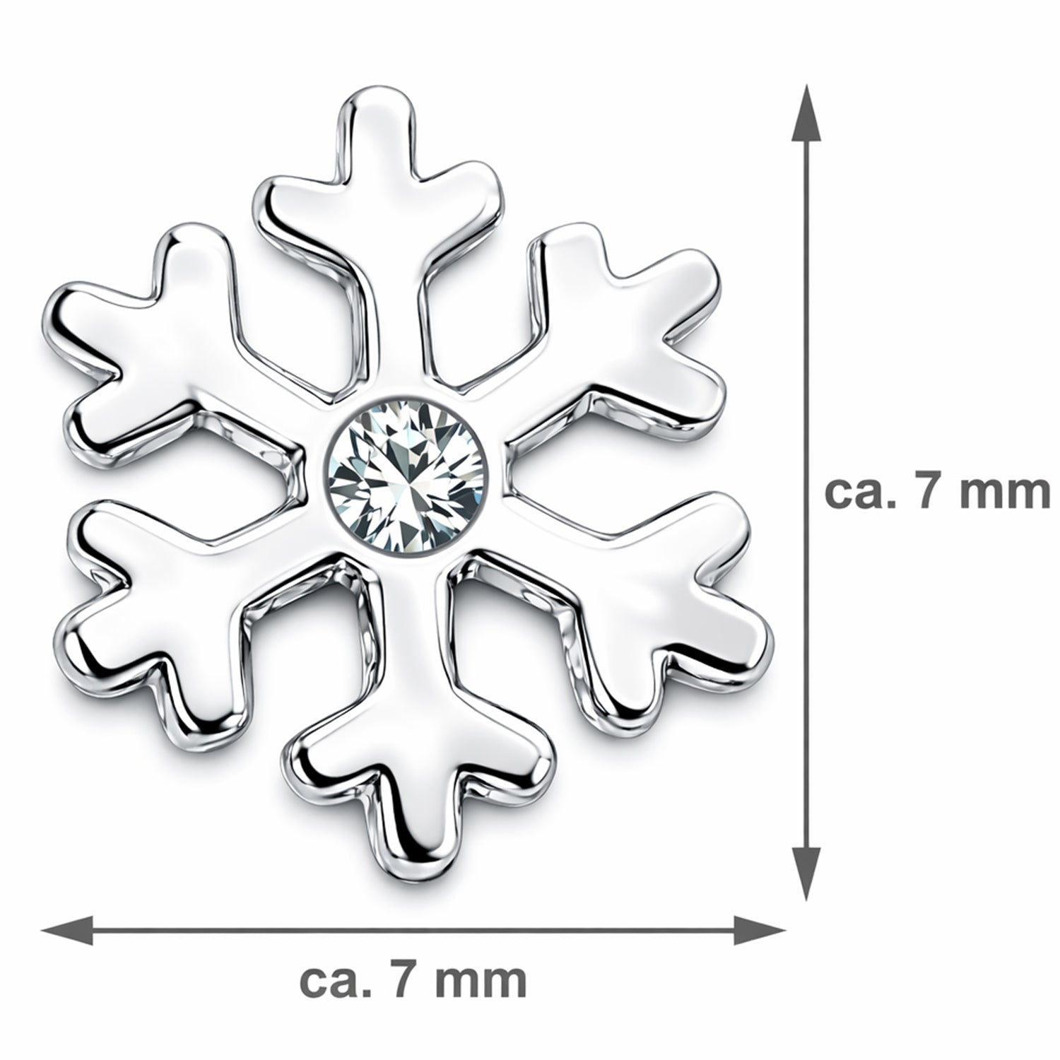 trachtenland-luisia-ohrstecker-schneeflocke-925-sterling-silber-blau-mit-premium image 2