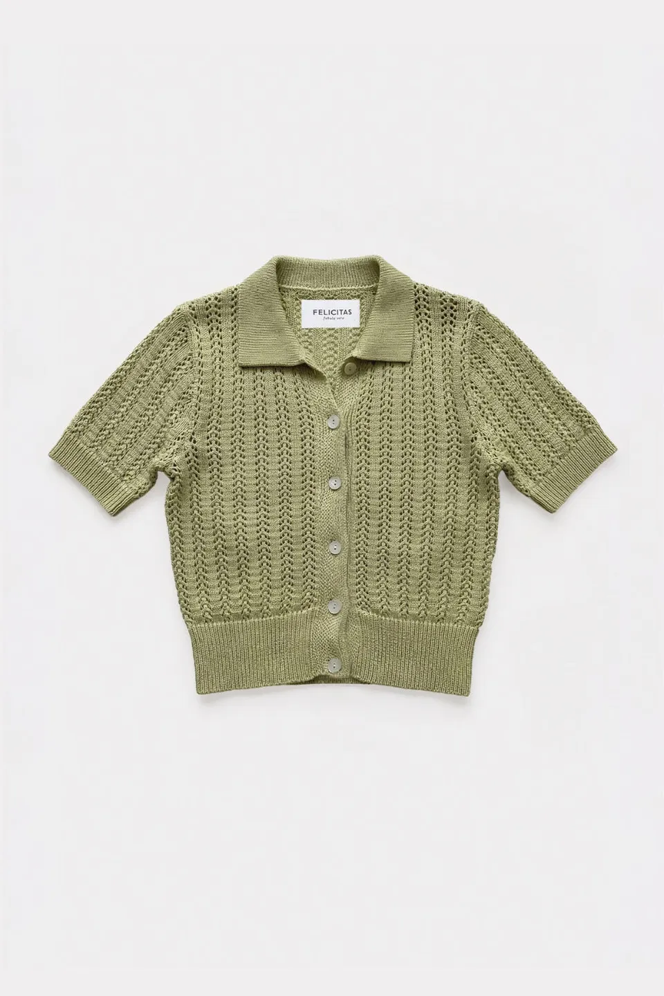 felicitas-strickpullover-peppa-polo-kurzarm-ajour image 1