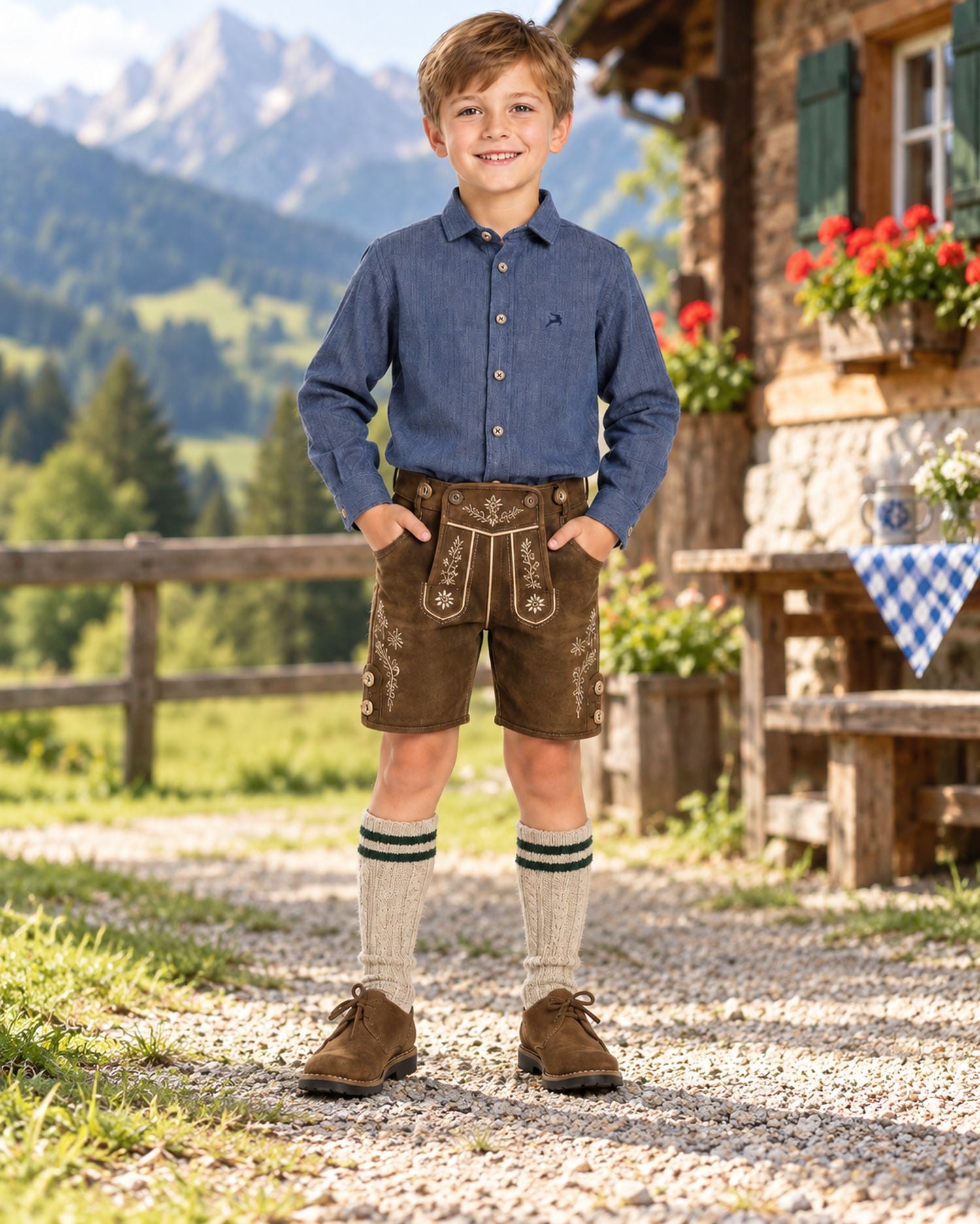 trachtenland-maddox-kinder-trachtenhemd-jonas-k-107-blau image 4