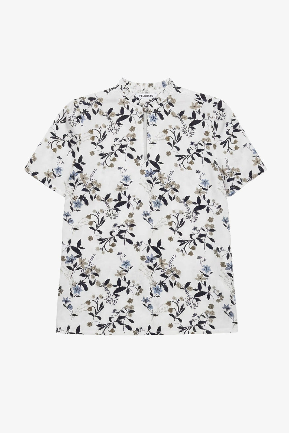 felicitas-damen-bluse-banu-viskose-bluse-mit-stehkragen-und-r-schen image 1