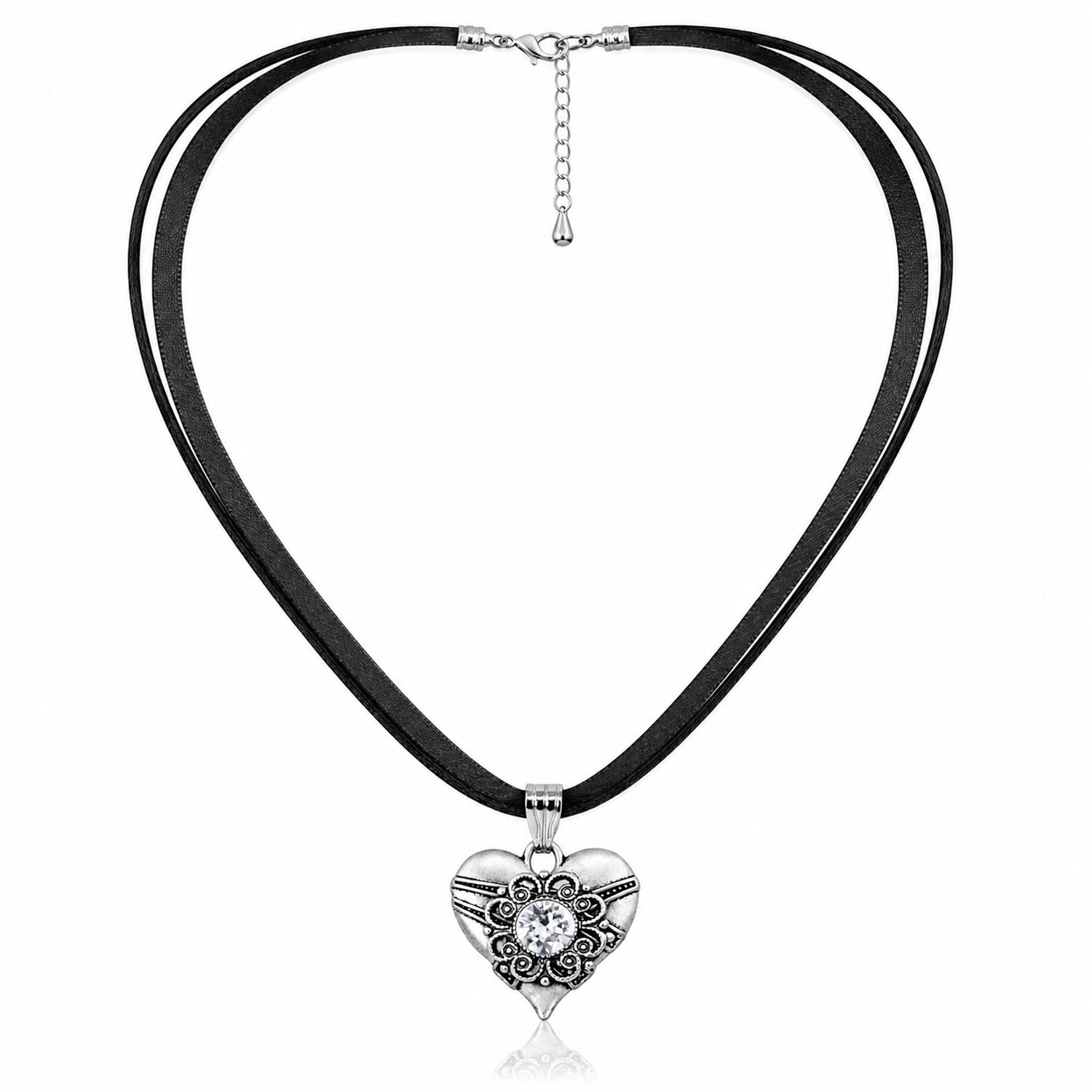 luisia-halskette-paula-mit-kristallen-von-swarovski-schwarz image 3