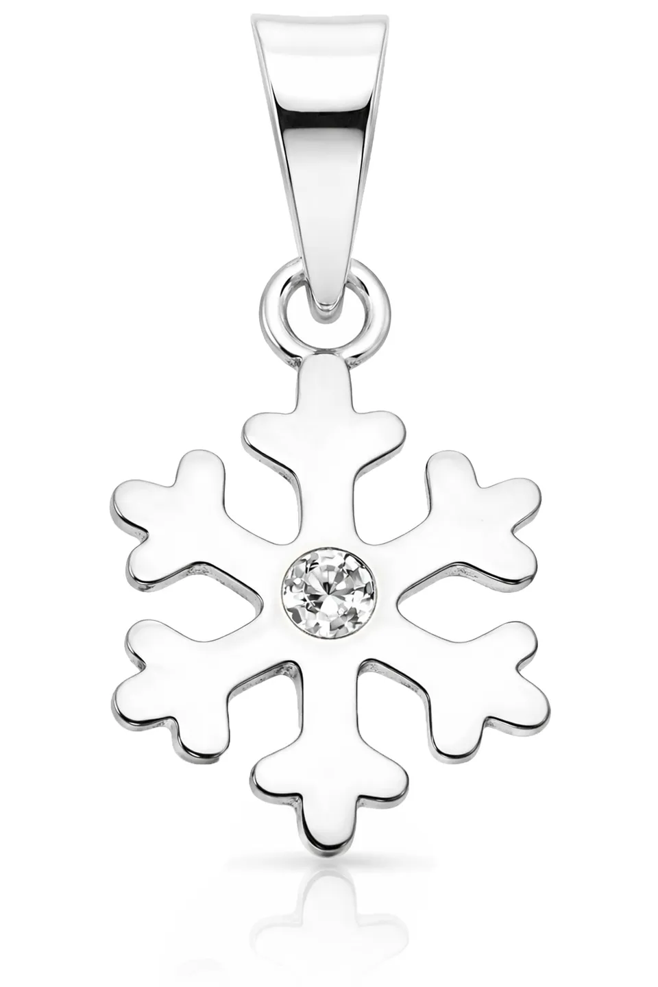 trachtenland-luisia-kettenanh-nger-schneeflocke-mit-swarovski-kristall-925-sterl image 1