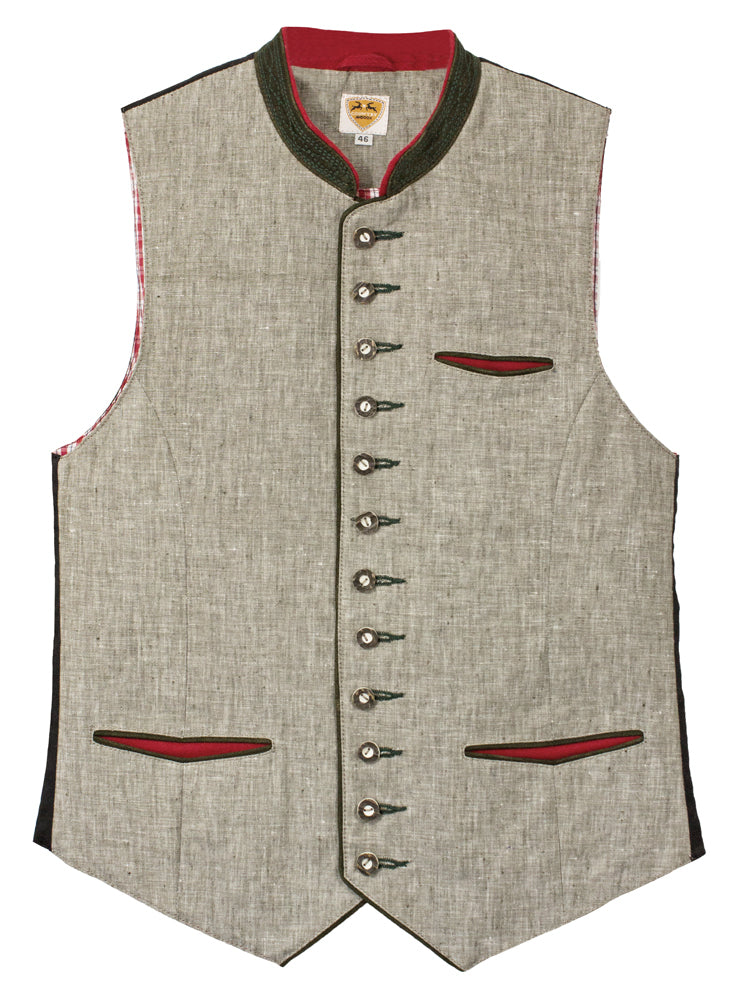 trachtenland-maddox-leinen-trachten-weste-bogen-kiesel-grau image 1