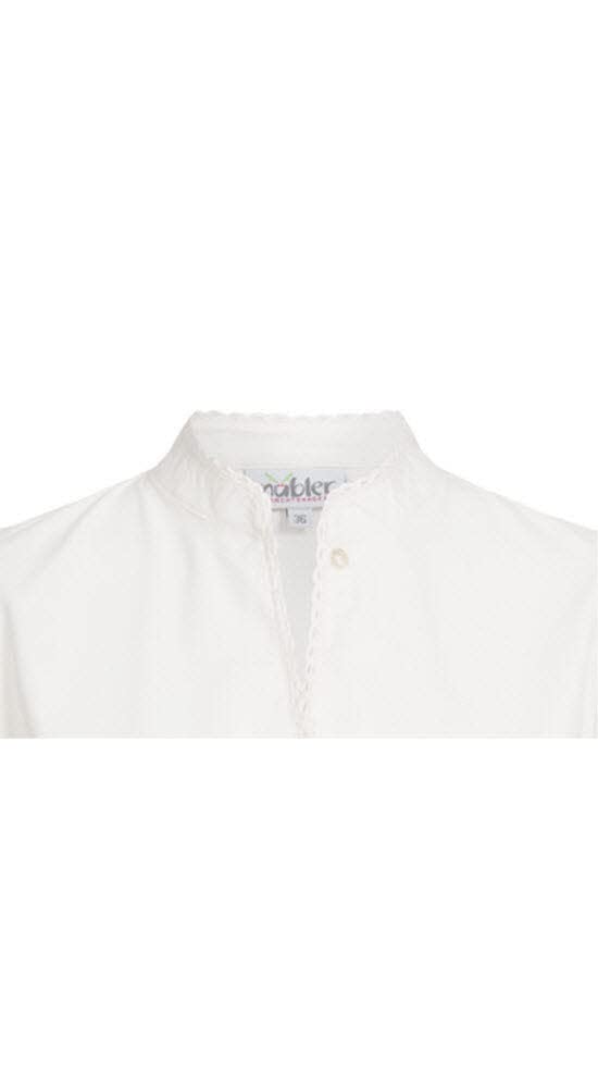 n-bler-dirndlbluse-kanny-damen-kurzarm-wei-spitze-v-ausschnitt-gummizug image 5