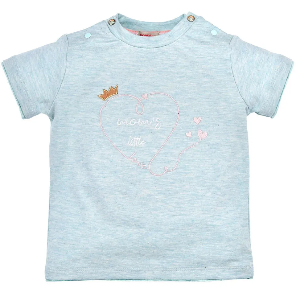 bondi-baby-t-shirt-mom-s-little-love-kurzarm-mint-86572 image 1