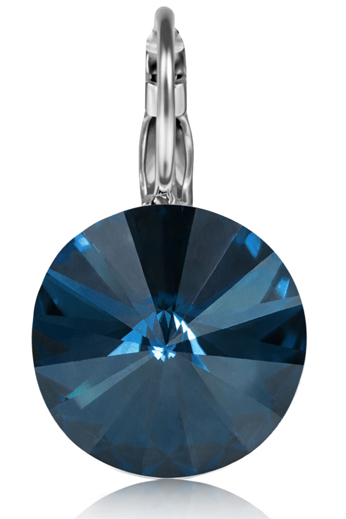 luisia-rivoli-ohrringe-mit-kristallen-von-swarovski-12-mm-denim-blue image 3