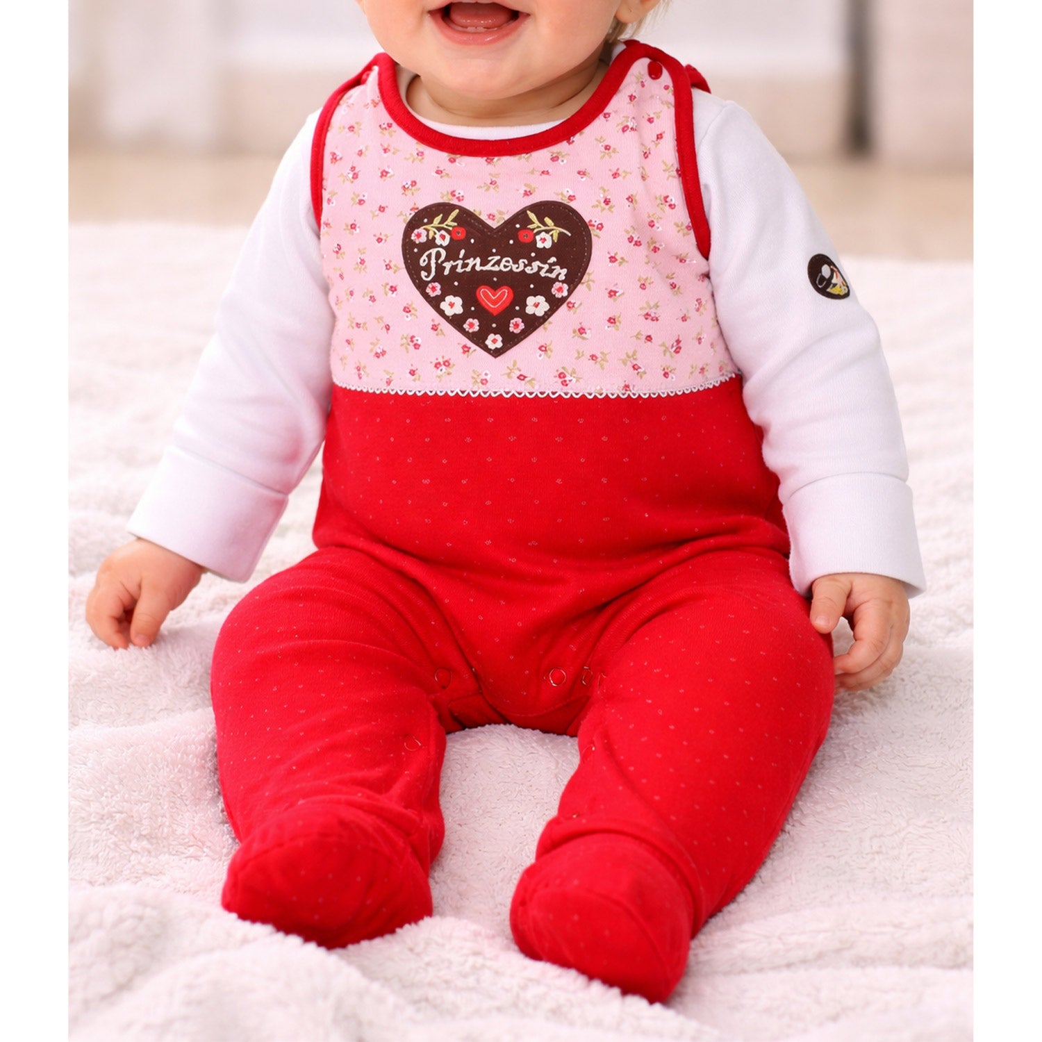 trachtenland-bondi-baby-strampler-prinzessin-86557-herz-2-tlg-rosa-rot image 5
