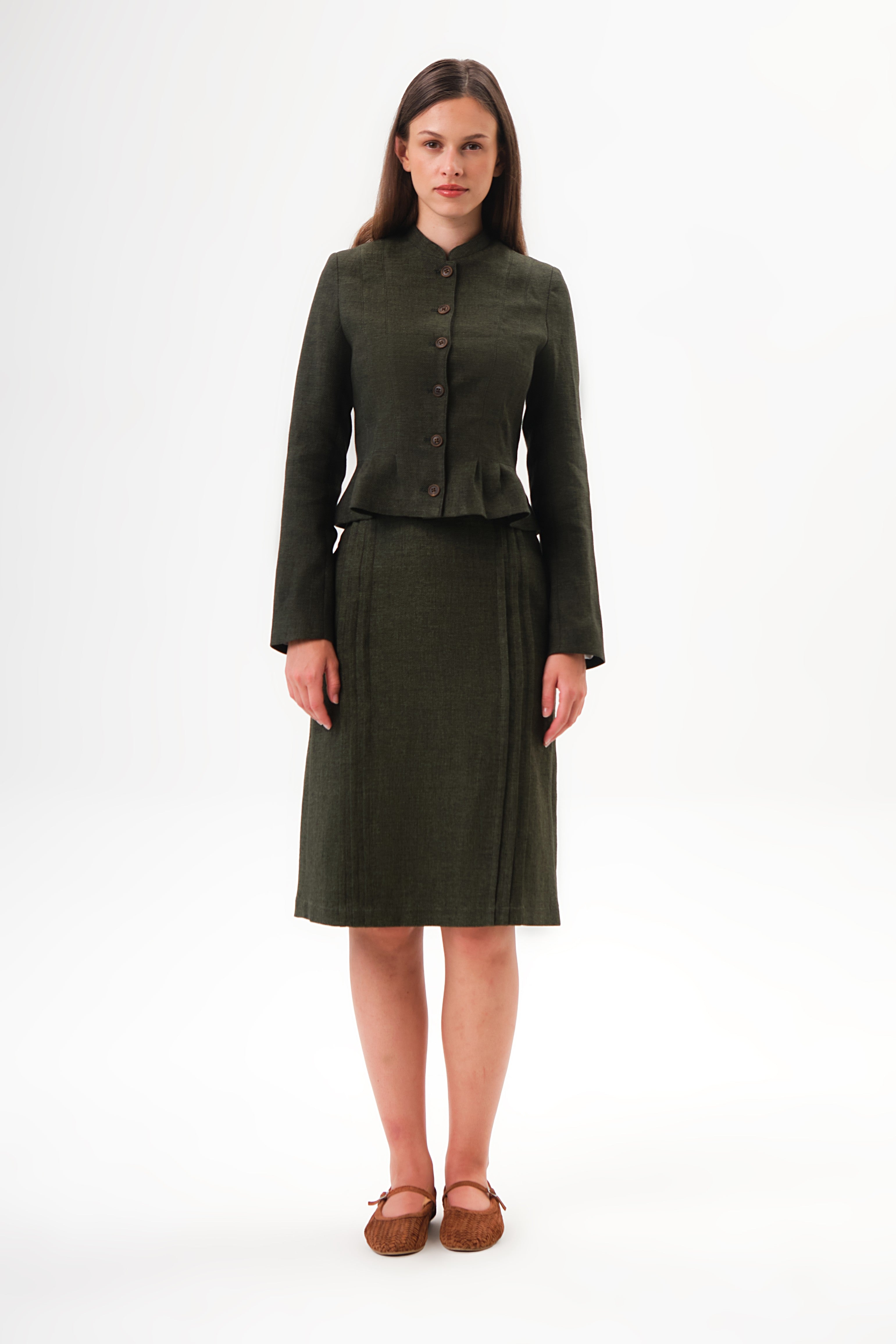 felicitas-damen-rock-rania-gerader-leinenrock-65er-l-nge image 1