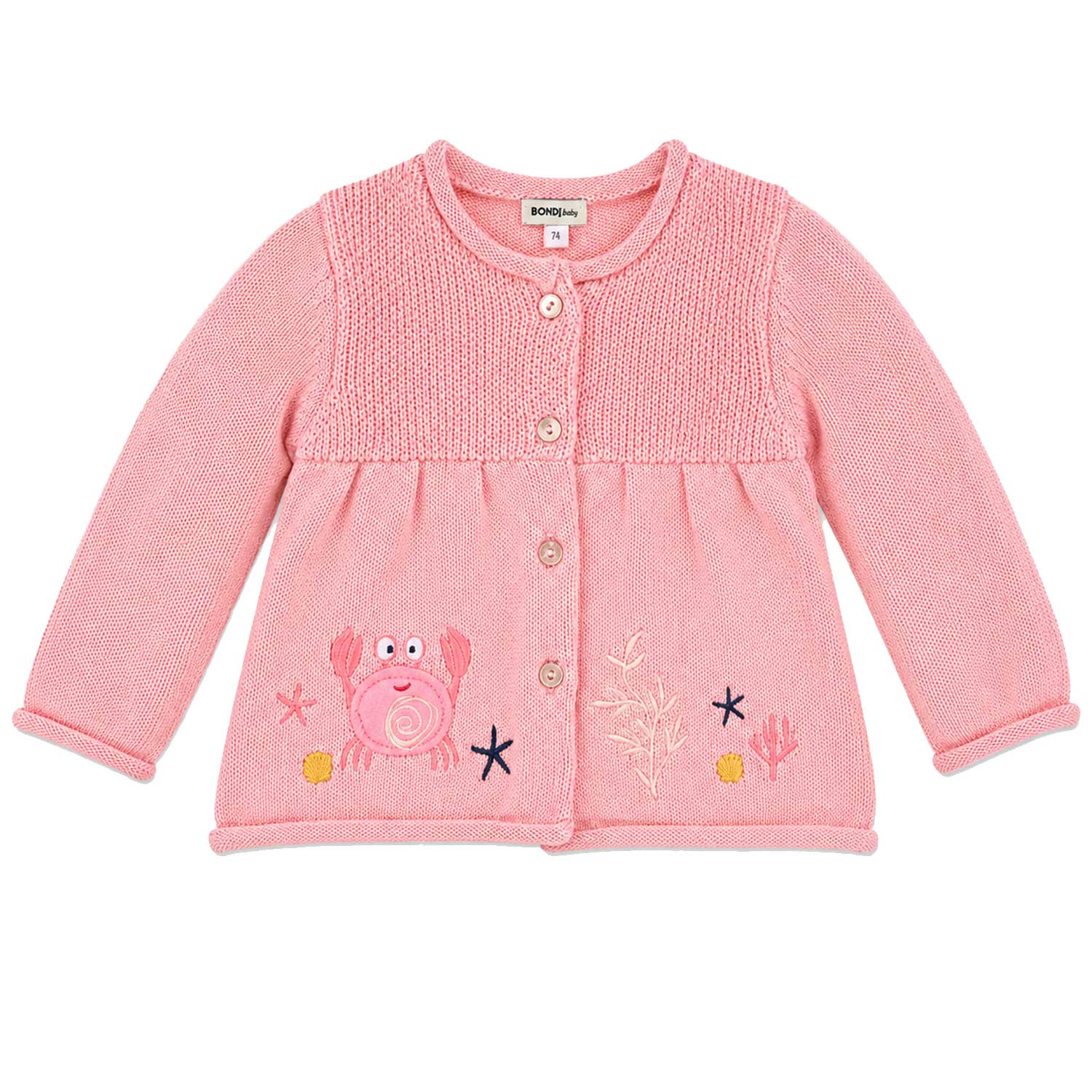 trachtenland-bondi-baby-strickjacke-marine-life-86693-candy-rosa image 1