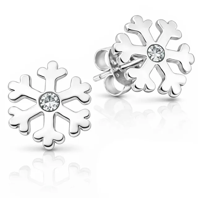 trachtenland-luisia-ohrstecker-schneeflocke-swarovski-925-silber-kristall image 1