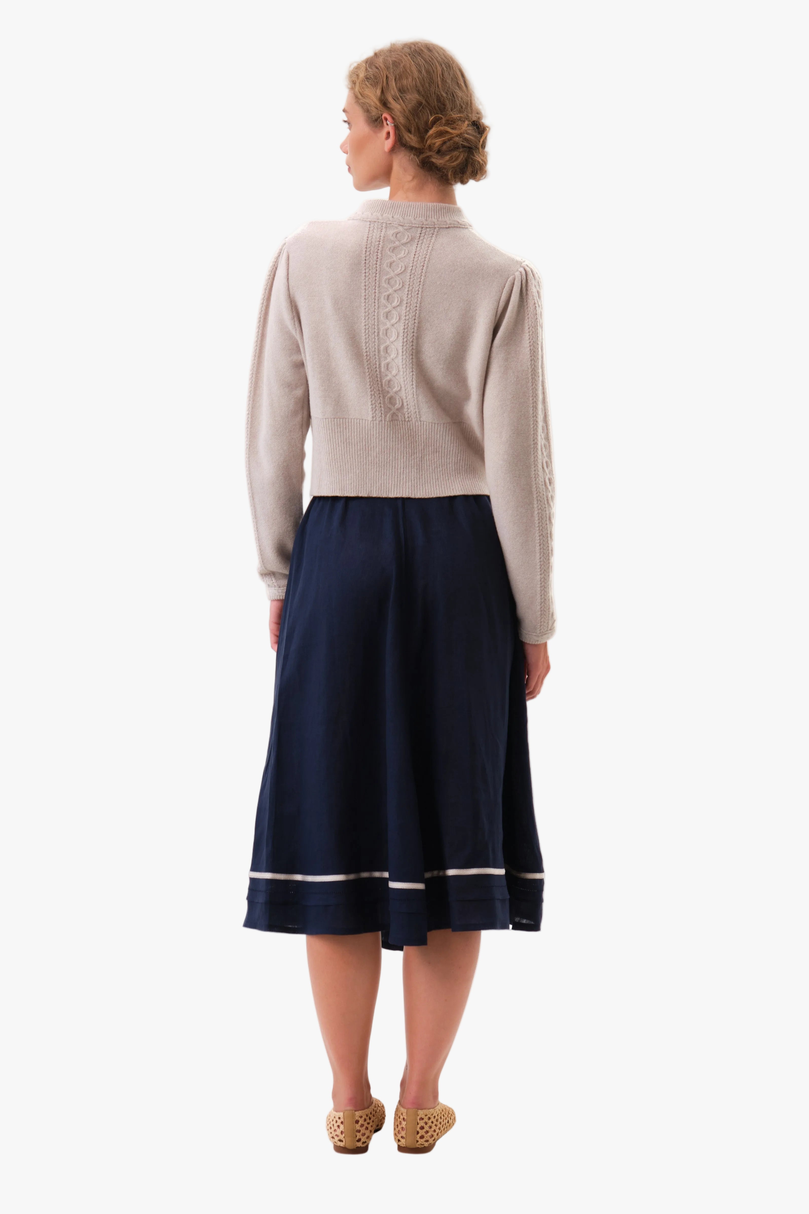 felicitas-coralie-damen-strickcardigan-woll-kaschmir-rundhals image 2