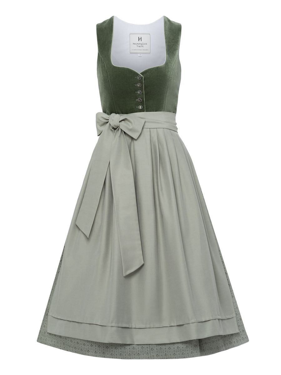 heimatgl-ck-dirndl-alexia-salbei-samt-dirndl image 1