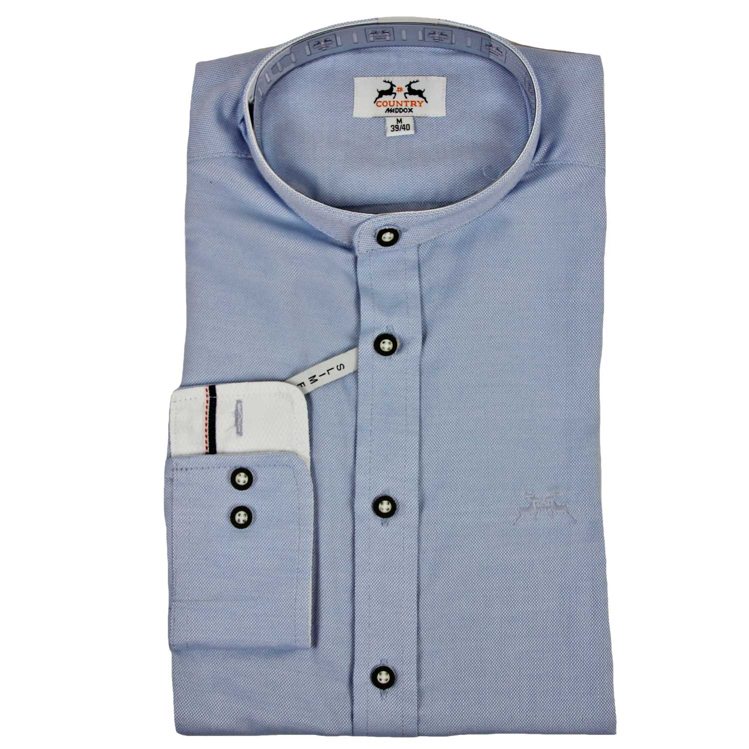 trachtenland-maddox-herren-trachtenhemd-slimfit-hemd-90-sky image 6