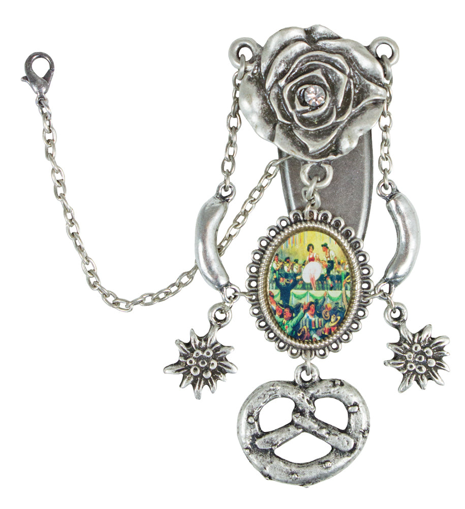 trachtenland-schieber-f-r-dirndlsch-rze-brezel-mit-medaillon image 1