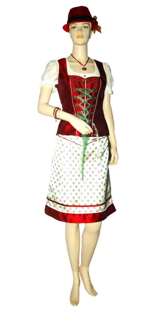 trachten-benkert-kollektion-weinrot-dirndl-mieder-und-rock image 1