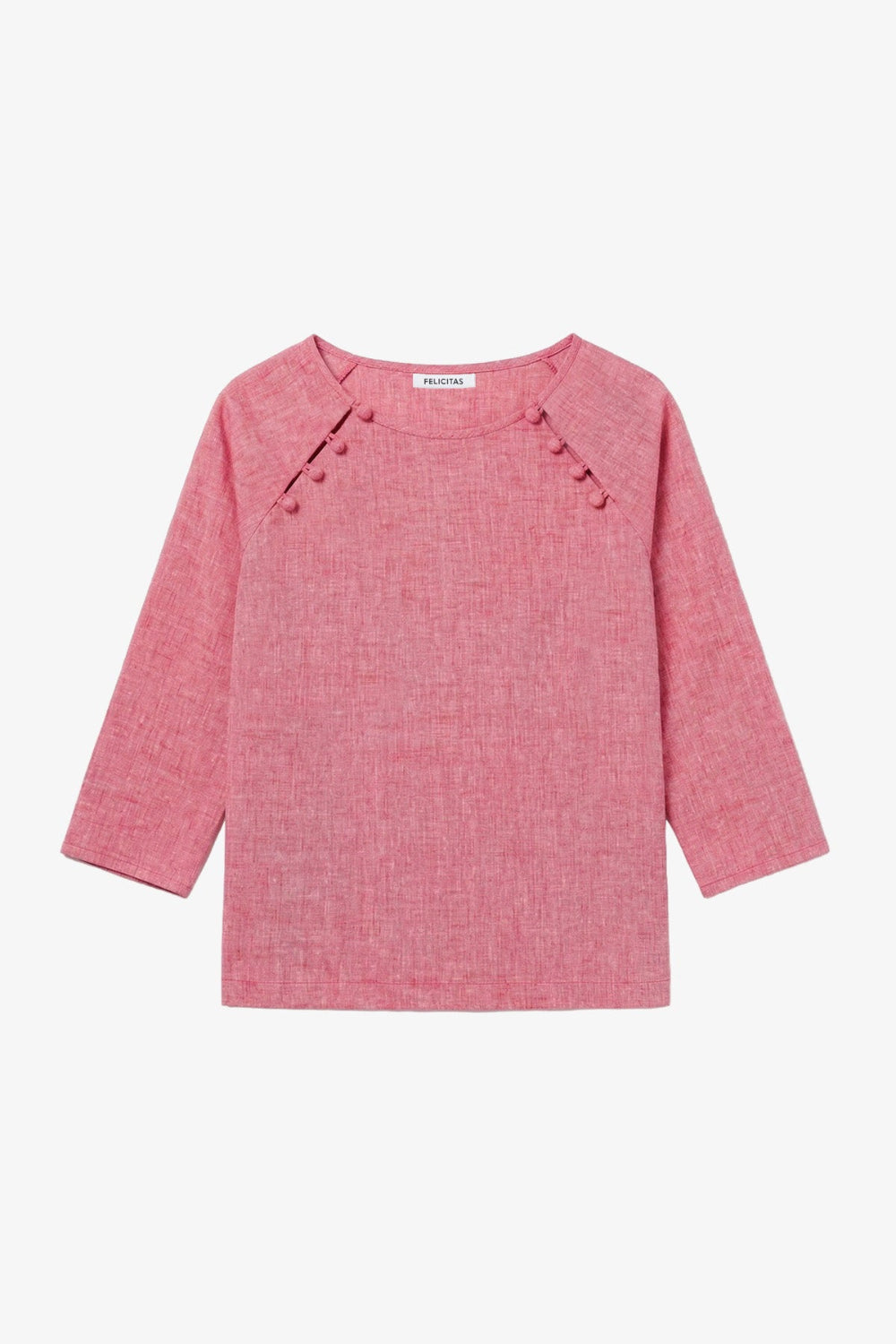 felicitas-damen-bluse-berlyn-leinen-baumwolle-rundhals image 1