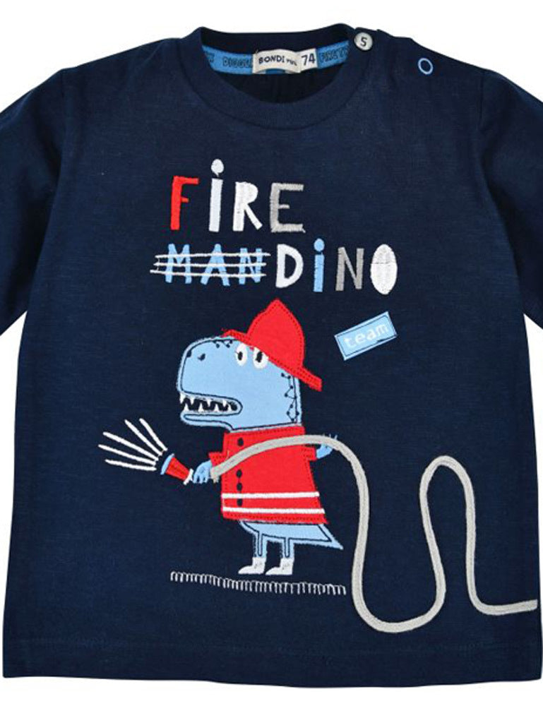trachtenland-bondi-baby-langarmshirt-fire-dino-91431-navy image 3