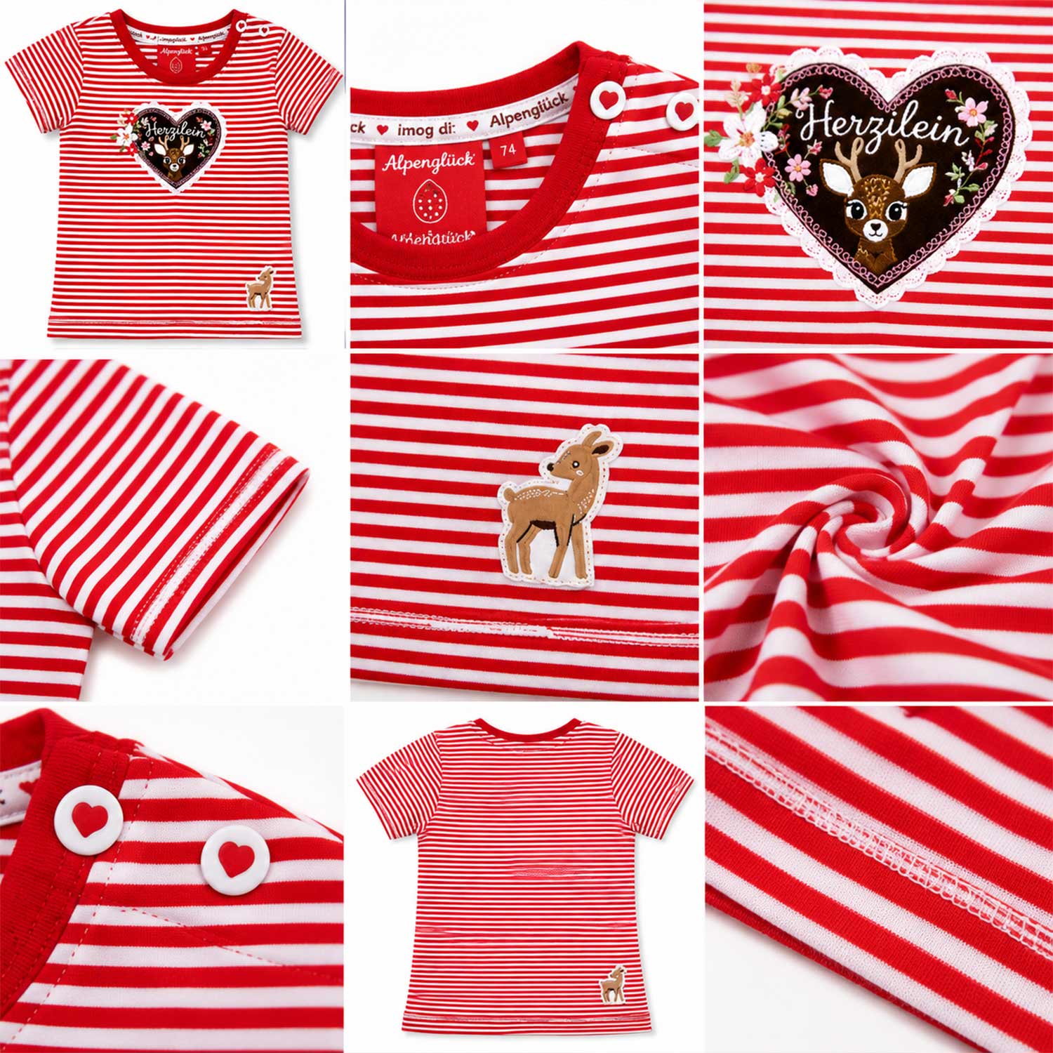 trachtenland-bondi-m-dchen-t-shirt-herzilein-86981-rot-wei-geringelt image 5
