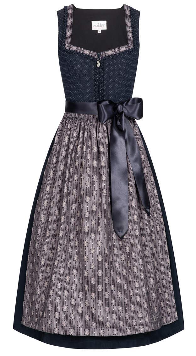 n-bler-dirndl-zenzi-lang-dunkelblau-damen image 1