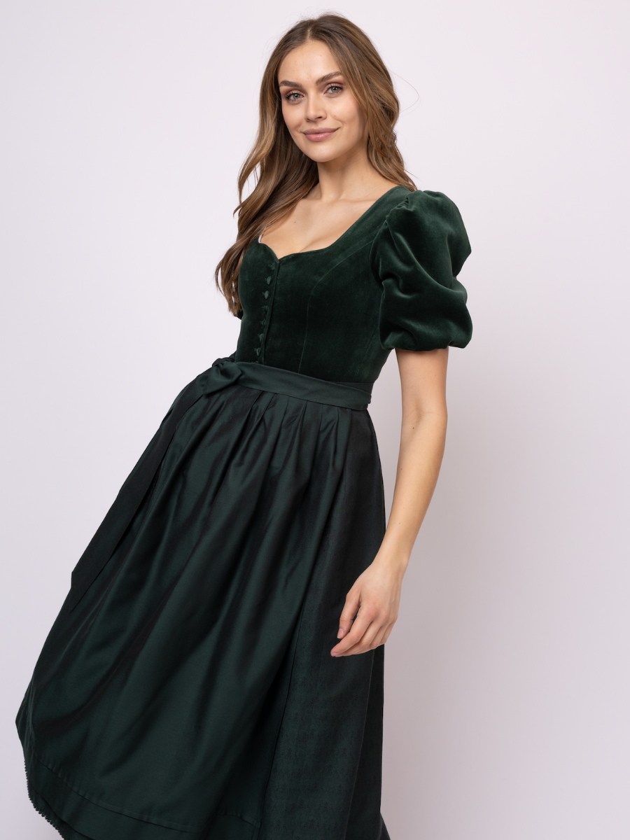 heimatgl-ck-dirndl-daisy-rmeldirndl-samtmieder-tannengr-n image 6